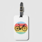  racebus Funny Road Bike Racer Gift Bagagelabel (Voorkant (verticaal))