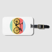 racebus Funny Road Bike Racer Gift Bagagelabel (Voorkant (horizontaal))
