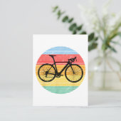  racebus Funny Road Bike Racer Gift Informatiekaartje (Staand voorkant)