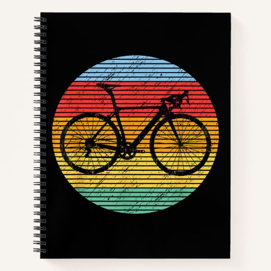 racebus Funny Road Bike Racer Gift Notitieboek (Voorkant)