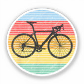 racebus Funny Road Bike Racer Gift Sticker (Voorkant)