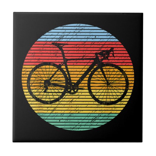  racebus Funny Road Bike Racer Gift Tegeltje (Voorkant)