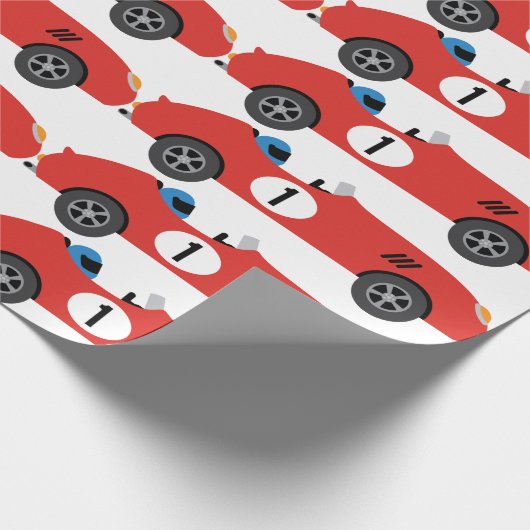 Racecar 1 cadeaupapier (Hoek)