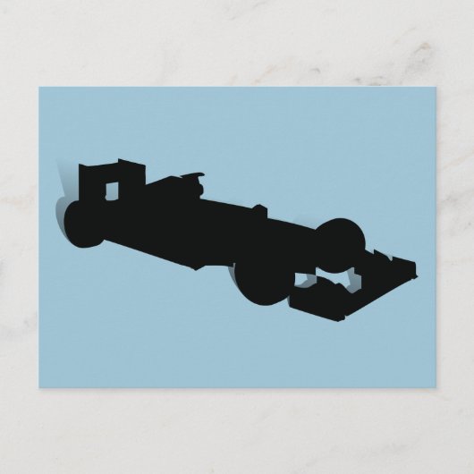 Racecar_3 Briefkaart (Voorkant)