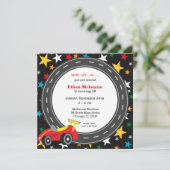 Racecar Birthday Kaart (Staand voorkant)