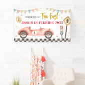 Racecar Birthday Large Banner (Insitu)