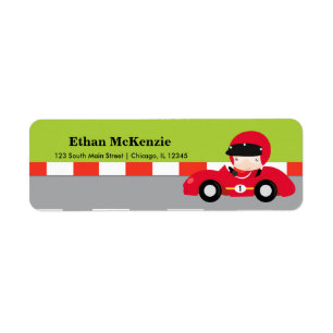 Racecar Etiket