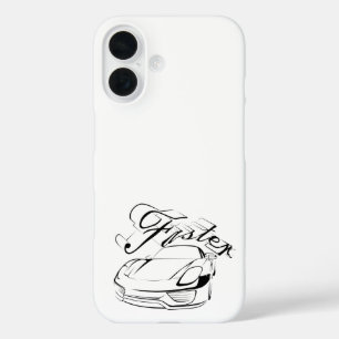 Racecar in tribalen iPhone 16 hoesje