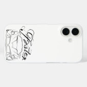 Racecar in tribalen Case-Mate iPhone case (Achterkant (horizontaal))