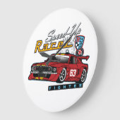 Racecar _ Motor 12 Grote Klok (Hoek)