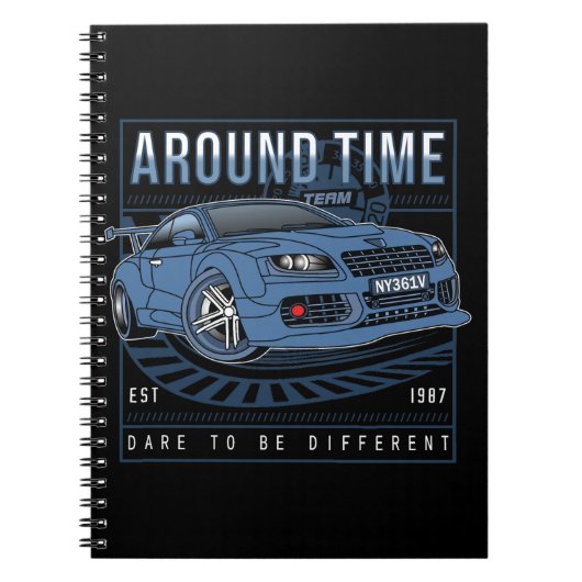 Racecar _ Motor 13 Notitieboek (Voorkant)