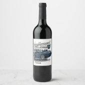 Racecar _ Motor Wijn Etiket (Voorkant)