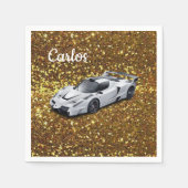 Racecar Paper Napkins Servet (Voorkant)