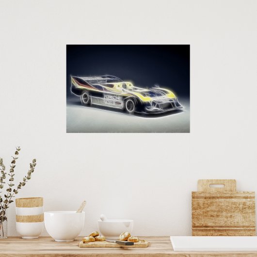 Racecar Poster (Keuken)