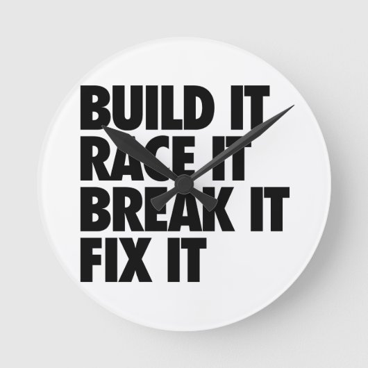 RaceCar Ronde Klok (Voorkant)