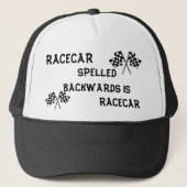 RACECAR SPELLED BACKWARW PET (Voorkant)