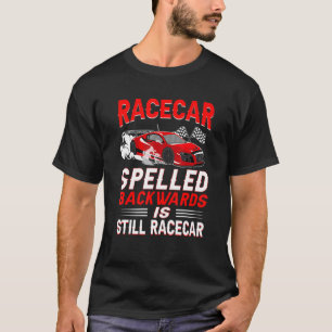 Racecar Spelling Race Track Pit Crew T-shirt