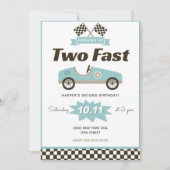 Racecar twee: een snelle uitnodiging voor een dag (Voorkant)