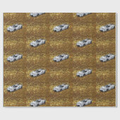 Racecar Wrapping Paper Cadeaupapier (Vlak)