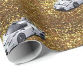 Racecar Wrapping Paper Cadeaupapier (Rol Hoek)