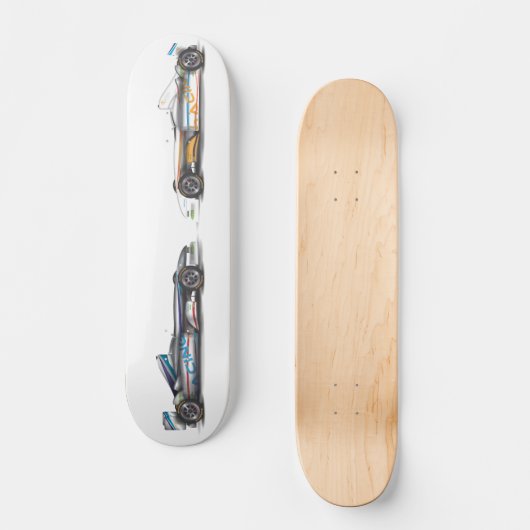 Racecars Skateboard (Voorkant)