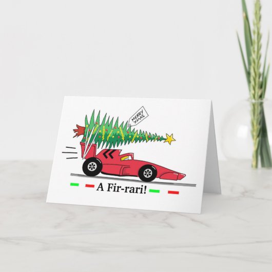 Racecertificaat voor kerstmis feestdagen kaart (Voorkant)