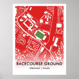 Racecourse Ground Poster - Home of Wrexham AFC