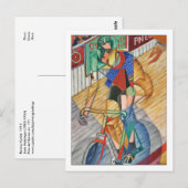 Racecyclist van Metzinger Briefkaart (Voorkant / Achterkant)