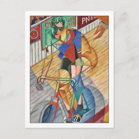 Racecyclist van Metzinger Briefkaart (Voorkant)