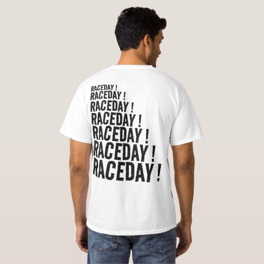 RACEDAY! T-SHIRT (Achterkant volledig)