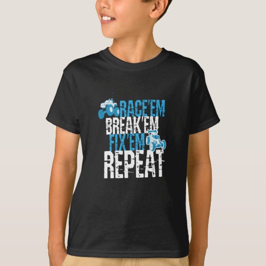 RaceEm FixEm RC Car T-shirt (Voorkant)