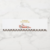 Racefabels voor flesjes met autowater waterfles etiket (Enkel label)