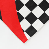 Racefaciliteit gekookte vlag fleece deken (Hoek)