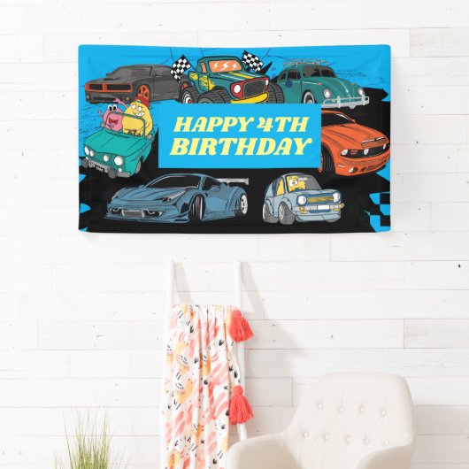 Racefeedbackdrop, surffeest, auto spandoek (Insitu)