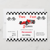 Racefeestje van twee dagen oud kaart (Voorkant)