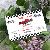 Racefeestje van twee dagen oud kaart
