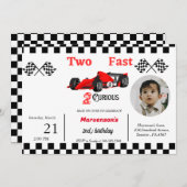 Racefeestje van twee dagen oud kaart (Voorkant / Achterkant)