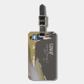 racefiets, fietsklimmen, fietser bagagelabel (Voorkant verticaal)