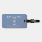 racefiets, fietsklimmen, fietser bagagelabel (Achterkant horizontaal)