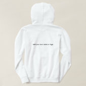 Racefiets Kunst Hoodie (Design achterkant)