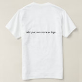 Racefiets Kunst T-shirt (Design achterkant)