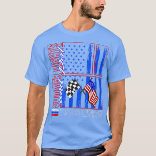 Racefietsen voor auto's Zomnacht Dirt Track Licht  T-shirt
