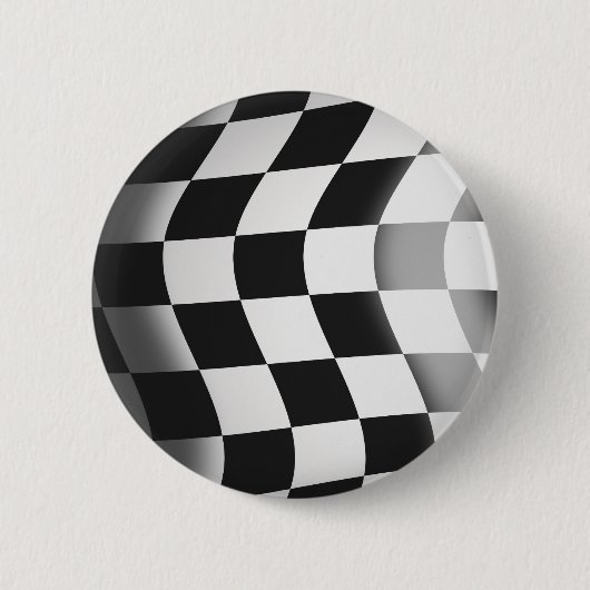 Raceflag Ronde Button 5,7 Cm (Voorkant)