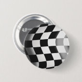 Raceflag Ronde Button 5,7 Cm (Voorkant /achterkant)
