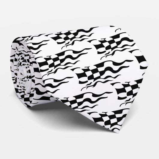 Raceflag Stropdas (Opgerold)