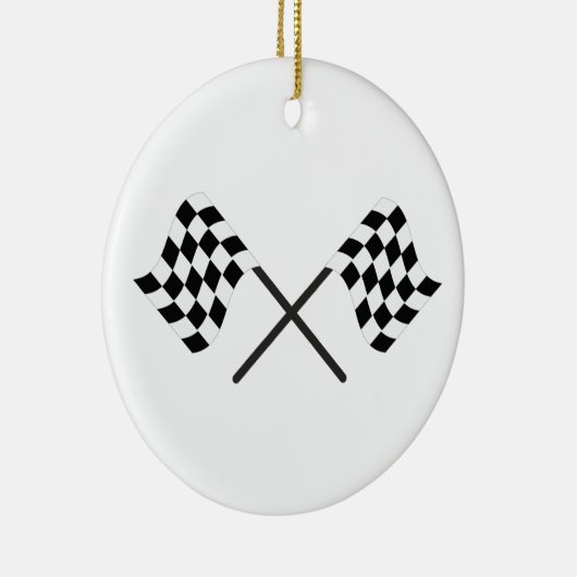 Raceflakken Keramisch Ornament (Rechts)