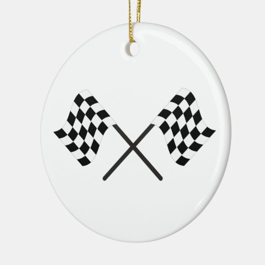 Raceflakken Keramisch Ornament (Links)