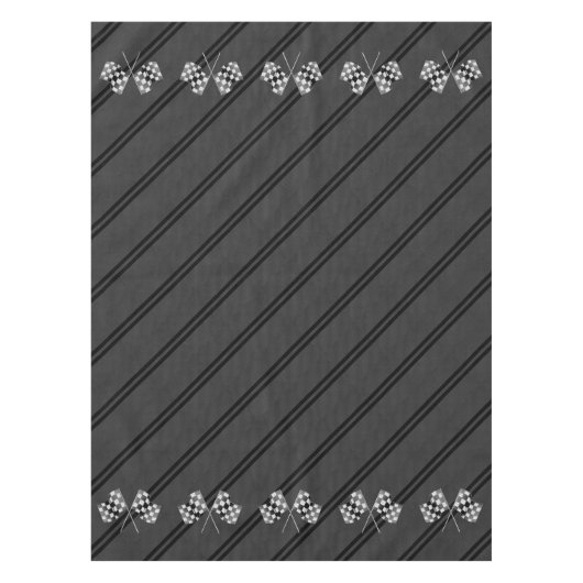 Raceflakken ontwerpen op Stripes Carbon Style Tafelkleed (Voorkant)