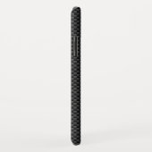 Raceflakken op zwarte strippes Case-Mate iPhone case (Achterkant/rechts)