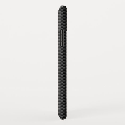 Raceflakken op zwarte strippes Case-Mate iPhone case (Achterkant/rechts)